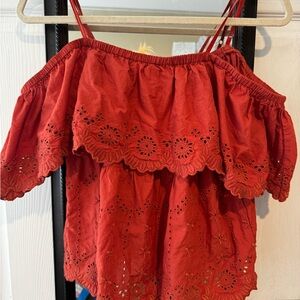 Old Navy Off-Shoulder Cutwork Top